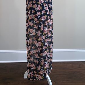 Floral Could Shoulder Jumpsuit
